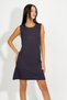 Women's Zero Sleeve Combed Cotton Long Tunic Undergarment Smoked