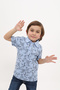 Patterned Boys' T-Shirt - 4