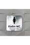 Metallica Silver Series Women's Wc Direction Sign