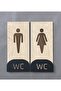 Oak Series Natural Vertical Wc Self-Adhesive Orientation Set - 3