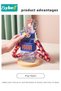 Water Bottles with Straw, Double Use Portable Leakproof Drinking Cups, Kids Sippy Cup, Shoulder Stra - 5