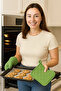 Oven Mitts Oven Holder Premium Heat Proof Kitchen Glove Holder Heat Resistant Gloves - 4