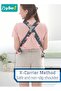 Baby Adjustable Wraps Carrier, Ergonomic Front Facing/Back Carriers for Newborn Newborn to Toddler 0 - 3
