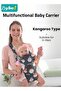 Baby Adjustable Wraps Carrier, Ergonomic Front Facing/Back Carriers for Newborn Newborn to Toddler 0 - 2