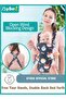Baby Adjustable Wraps Carrier, Ergonomic Front Facing/Back Carriers for Newborn Newborn to Toddler 0