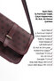 Monogram Printed Claret Red Shk127 Faux Leather Interior Zipper Pocket Snap Closure Hand, Arm and Shoulder Bag - 7