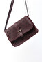 Monogram Printed Claret Red Shk127 Faux Leather Interior Zipper Pocket Snap Closure Hand, Arm and Shoulder Bag - 6