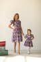 Purple Rose Watermelon Sleeve Mother Daughter Child Design (SOLD AS A SINGLE ITEM) - 5