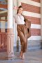 Women's Brown Corduroy Trousers - 6