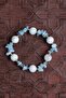 Certified Moonstone and Aquamarine Natural Stone Bracelet - 2