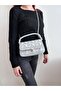 Canvas Model Knitted Handbag - 8
