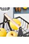 3-Layer storage rack, Fruit Storage rack, Vegetable Rack, Bread Display Stand for Kitchen, Fruit Bow - 5
