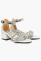 Children's Heeled Shoes with Stones Girls' Heeled Shoes Evening Dress - 3