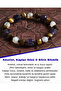 Certified Natural Stone Amethyst, Tiger Eye & Citrine Bracelet – Saff Natural Stone