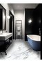 Code 60 Waterproof Kitchen Bathroom Floor Marble Furniture Tiles Adhesive Foil Finish - 6