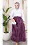Wrinkled Linen Skirt