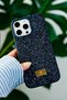 Compatible with iPhone 16 Pro Max – Diamond Design, Navy Blue Stone, Sparkling Diamond Silicone Case - 7