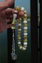 Oval Cut Powder Amber Prayer Beads Ottoman Imitation Rosary - 3