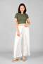Comfortable Cut Pants with Muslin Cover