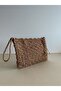 Straw, Paper Rope Hand Knitted Bag, Clutch, Portfolio, Handbag - 3