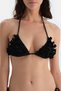 Siyah Üçgen Küçük Bikini Üst - 5