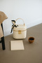 Women's Cream Box Cross Strap Hand and Shoulder Bag Reborn - 2