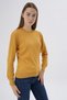 Mustard 100% Organic Cotton Crew Neck Knitwear Sweater Blouse - 3