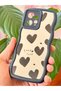 Redmi Note 12 Case Mirrored Heart Pattern Soft Edge Silicone Cover with Camera Protection - 4
