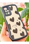 Redmi 10 2022 Case Mirrored Heart Pattern Soft Edge Camera Protected Silicone Cover - 4