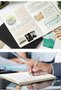 3 Pcs. Plika Flexible Cover 80 Gr. Ivory Striped Inner Paper - 3 Colors Set 40 Sheets 80 Sheets Sports Stitched - 5
