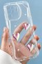 Reno 5 Lite Case 3D Heart Pearl Design Pattern Clear Silicone Cover with Camera Protection - 2