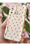 Redmi Note 8 Case Camera Protected Wave Edge Red Heart Pattern Silicone Cover - 5