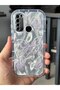 Redmi Note 8 Case with Camera Protection, Shiny Hologram Butterfly Pattern, Shock Absorbing - 3