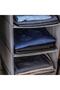 Organizer with Compartments, Dark Gray 35X45X125 cm - 2