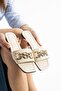 Beige Chain Women's Slippers Home and Outdoor Slippers