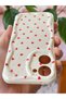 Realme 10 4g Case Camera Protected Wave Edge Red Heart Pattern Silicone Cover - 6
