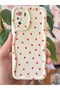 Redmi Note 10/10S Case Camera Protected Wave Edge Red Heart Pattern Silicone Cover - 3