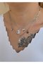 Charm Zircon Stone Silver Women Set Necklace - 2