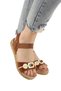 Elastic Bead Detailed Casual Women's Sandals Taba - 3