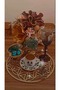Wall Decoration 3-Piece Flower of Life Mirrored Gold Plexiglass for Living Room, Office and Entrance |   30X30 cm - 4