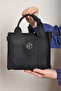 Women's Canvas Cross Strap Tote Hand and Shoulder Bag Şi̇la - 2