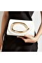 Women's Metallic Accented Clutch Handbag (Bc-1229) - 3