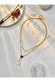 316L Stainless Steel 2 Row Heart Necklace - 4