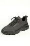 Tristan Genuine Leather Handmade Dark Gray Casual Shoes
