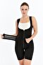 Sauna Thermal Zippered, Body Shaper Jumpsuit Shorts Corset