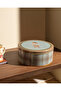 Jolie Round Metal Box - Large Size - Blue/Mink