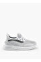 Textured Lace-Up Sports Shoes - 2