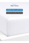 7 PC Microfiber Hotel Duvet Set – 160×200 White – طقم مفرش فندقي 7 قطع - 7