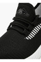 Textured Lace-Up Sports Shoes - 5