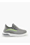 Textured Lace-Up Sports Shoes - 2